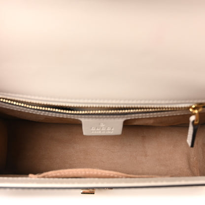 Gucci Calfskin Small Sylvie Shoulder Bag Off White 5 of 10