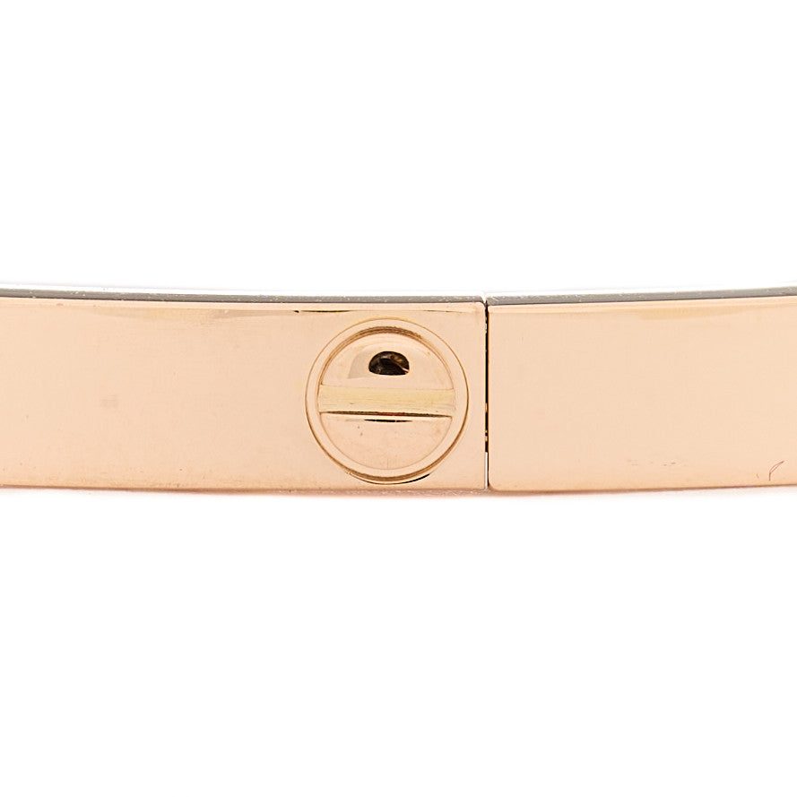 18K Pink Gold Small LOVE Bracelet 16