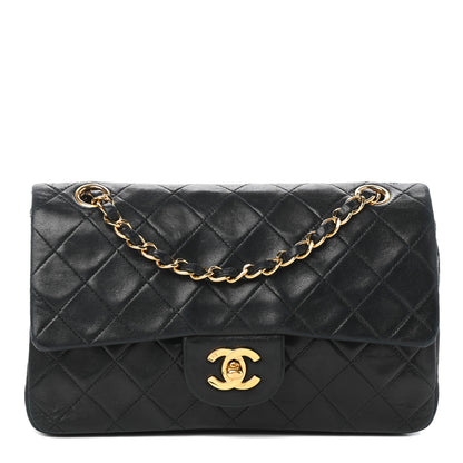Chanel Lambskin Quilted Small Double Flap Black 1 of 11