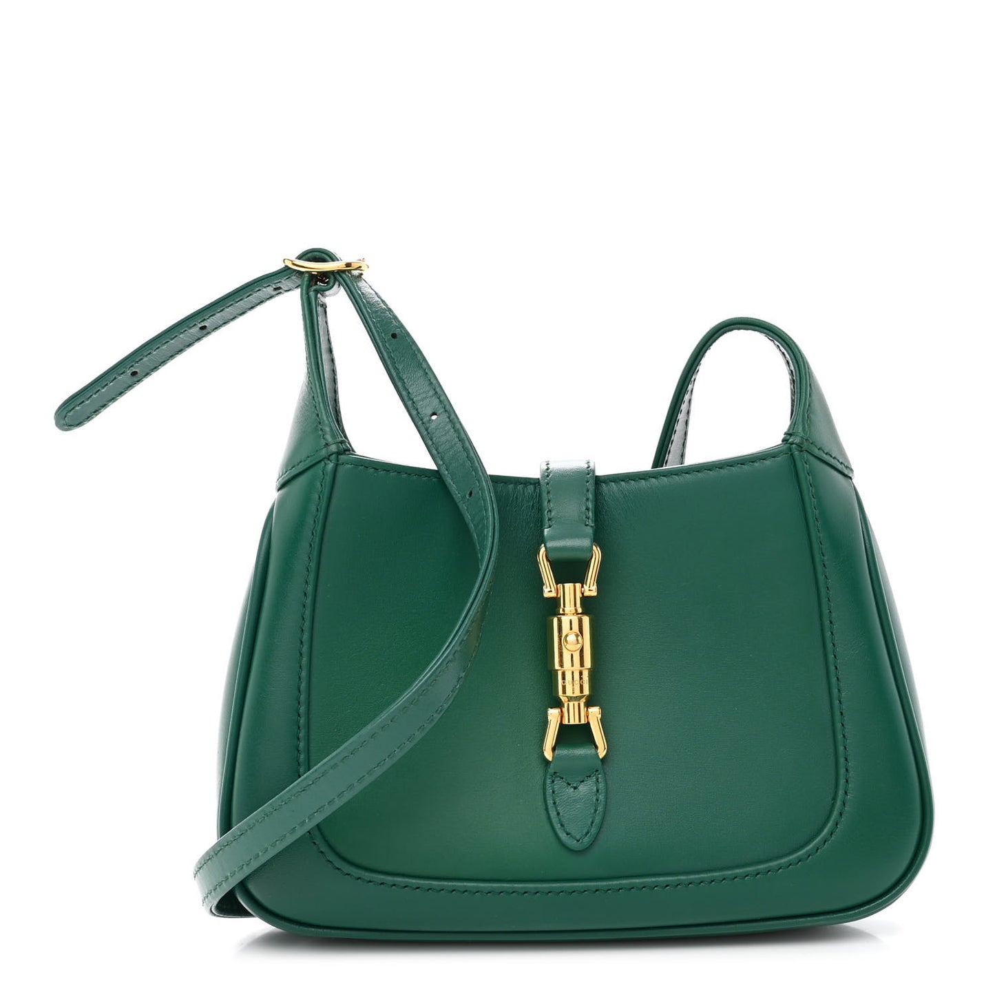 Boarded Dyana Lux Calfskin Mini Jackie 1961 Hobo Emerald