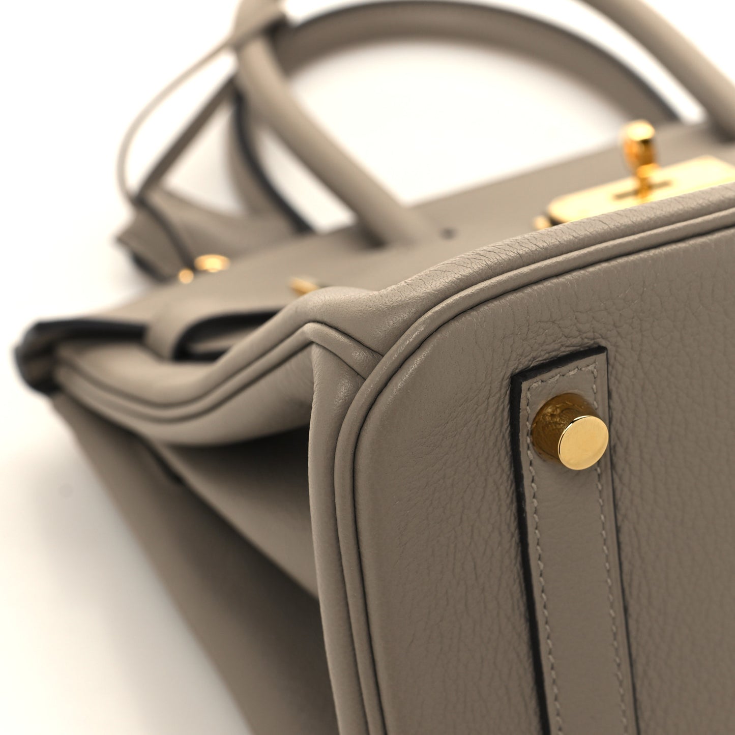 Taurillon Novillo Birkin 30 Gris Asphalte