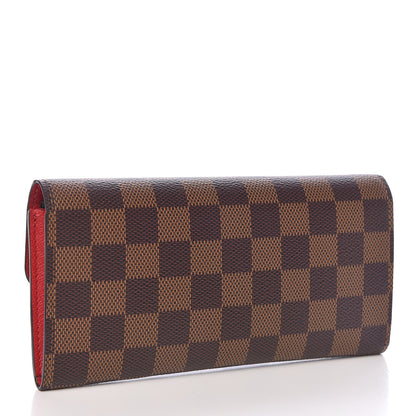 Louis Vuitton Damier Ebene Emilie Wallet 3 of 9