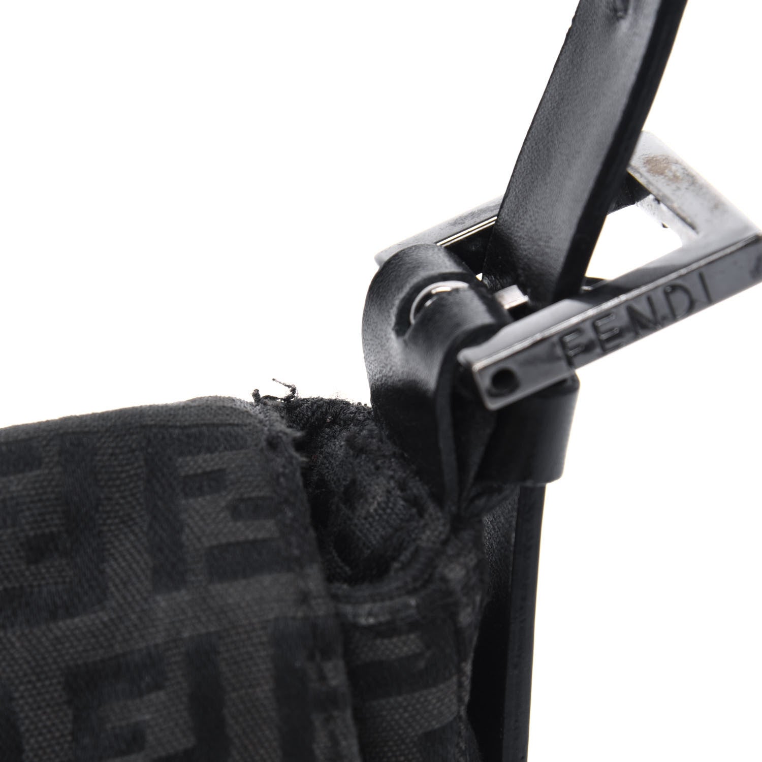Fendi Zucchino Baguette Black 4 of 5