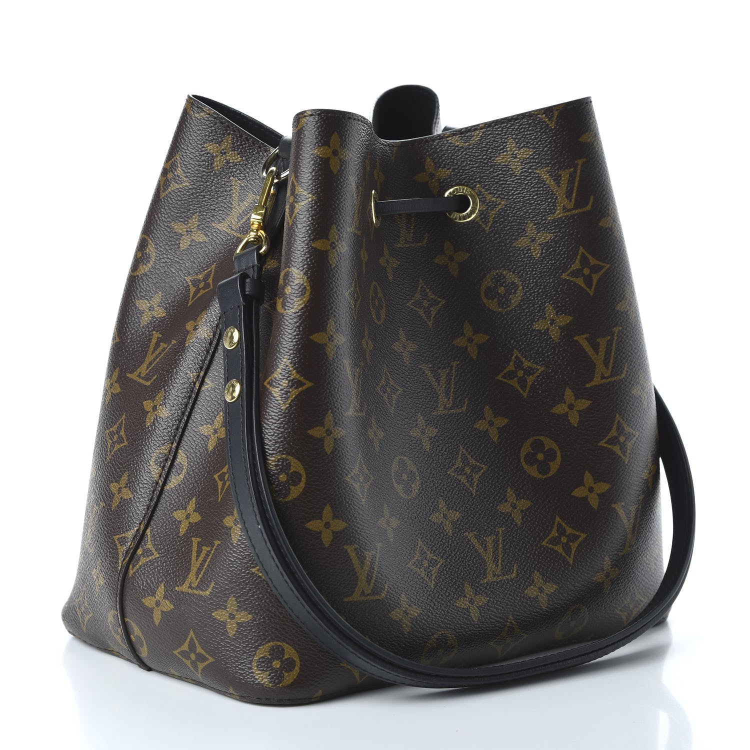 Louis Vuitton Monogram Neonoe MM Black 3 of 9