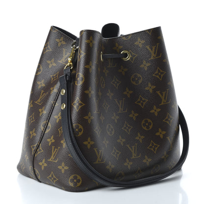 Louis Vuitton Monogram Neonoe MM Black 3 of 9
