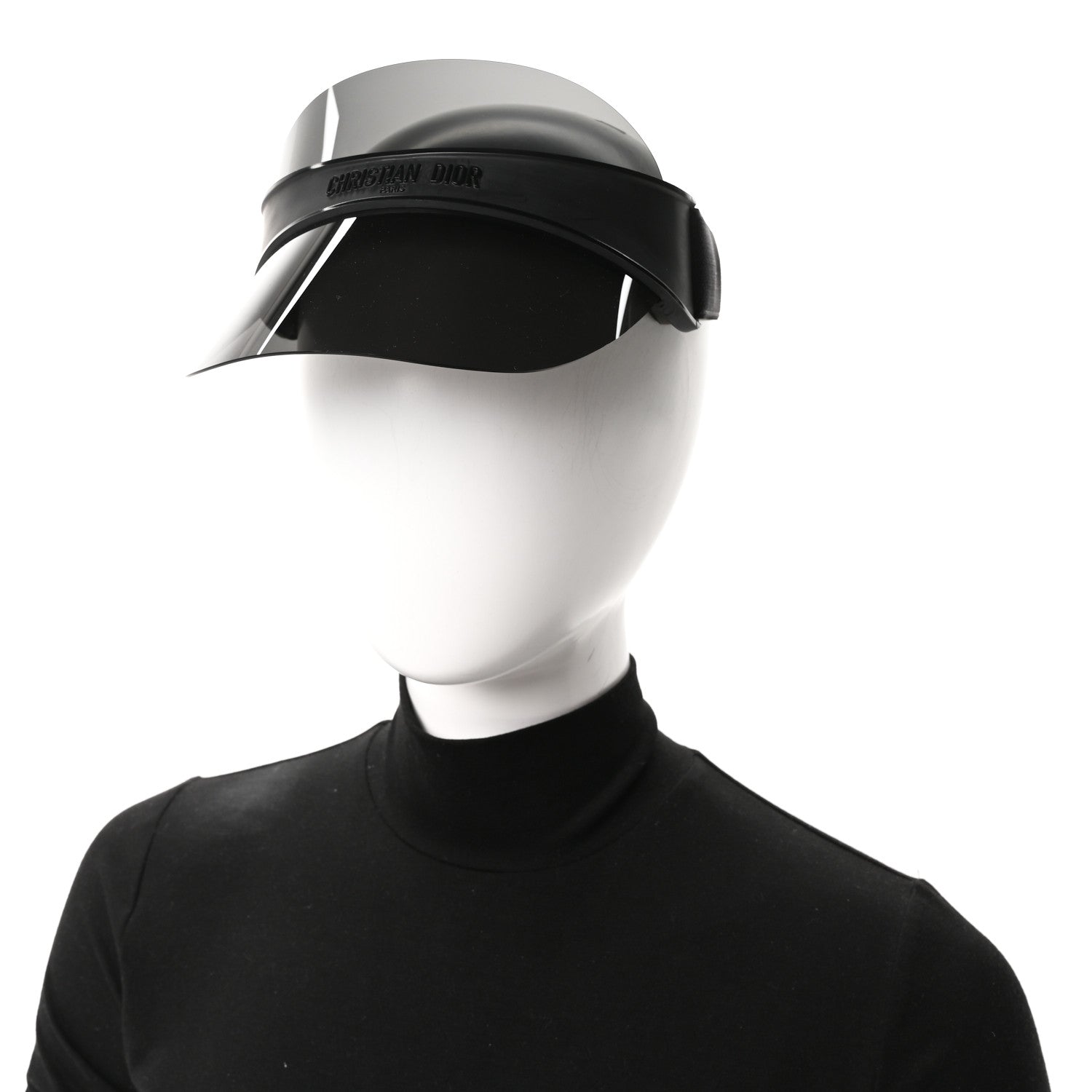 Christian Dior Mirrored DiorClubV1U Sun Visor Black 2 of 7