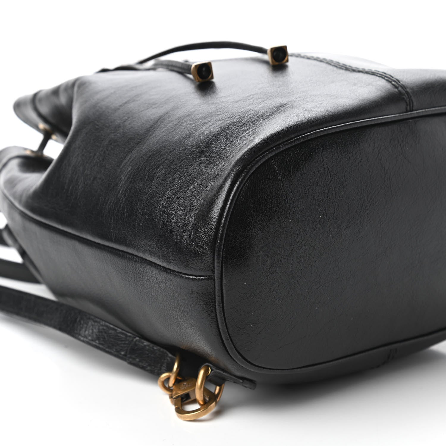 Gucci Piuma Lux Energy Medium Re(Belle) Convertible Bucket Bag Black 8 of 12