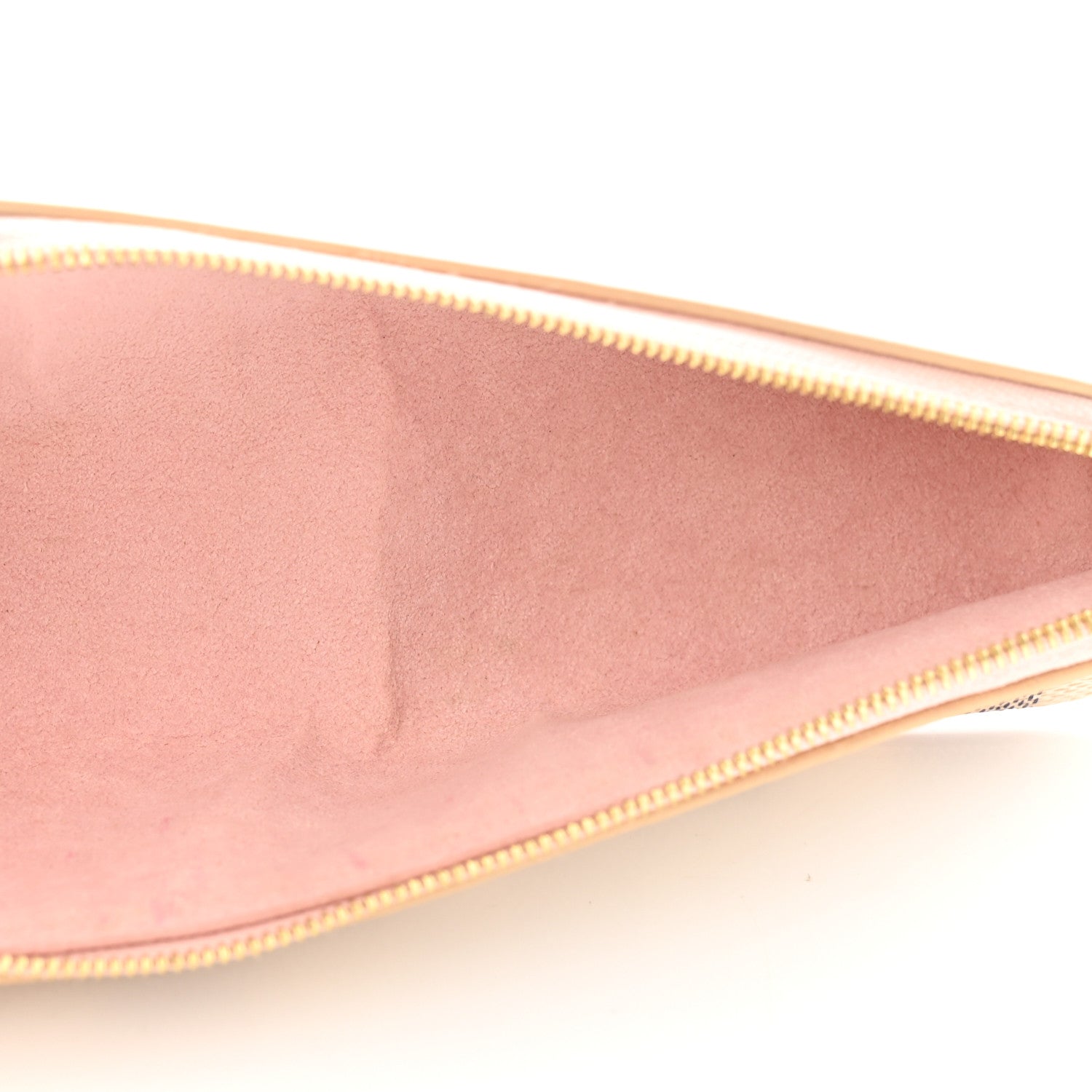 Louis Vuitton Damier Azur Elizabeth Pencil Pouch Rose Ballerine 5 of 10