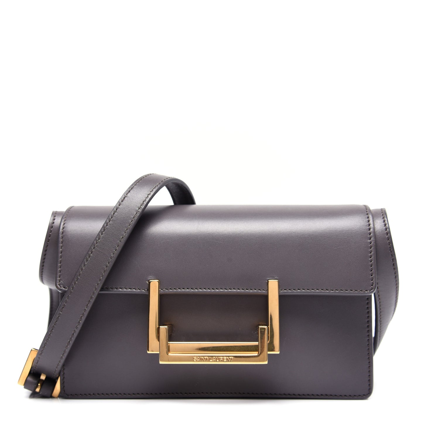 Calfskin Small Classic Lulu Bag Gray
