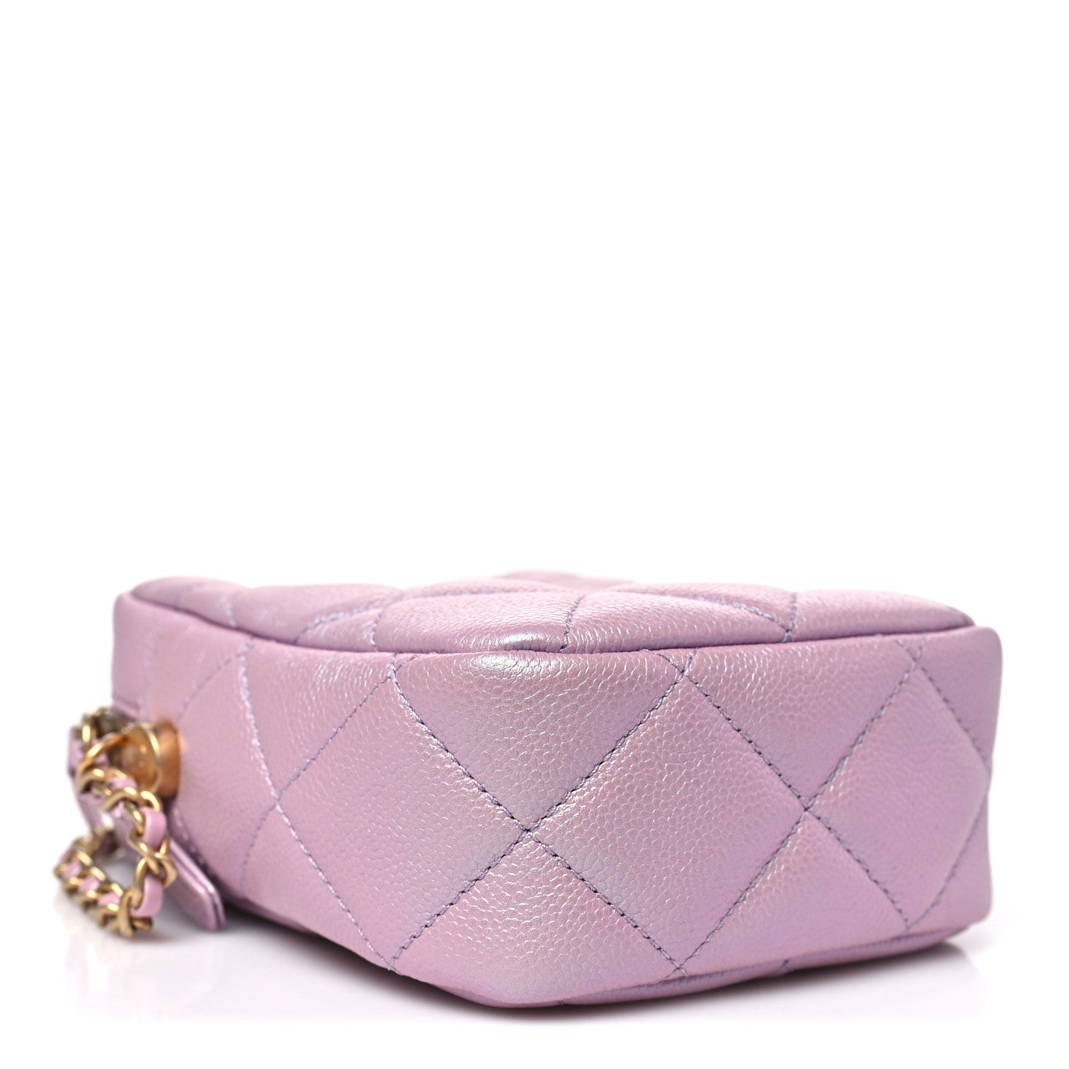 Chanel Iridescent Caviar Quilted Vertical My Perfect Camera Case Pink 4 of 10
