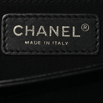 Chanel Lambskin Quilted Fold Up Again Clutch Black 7 of 15