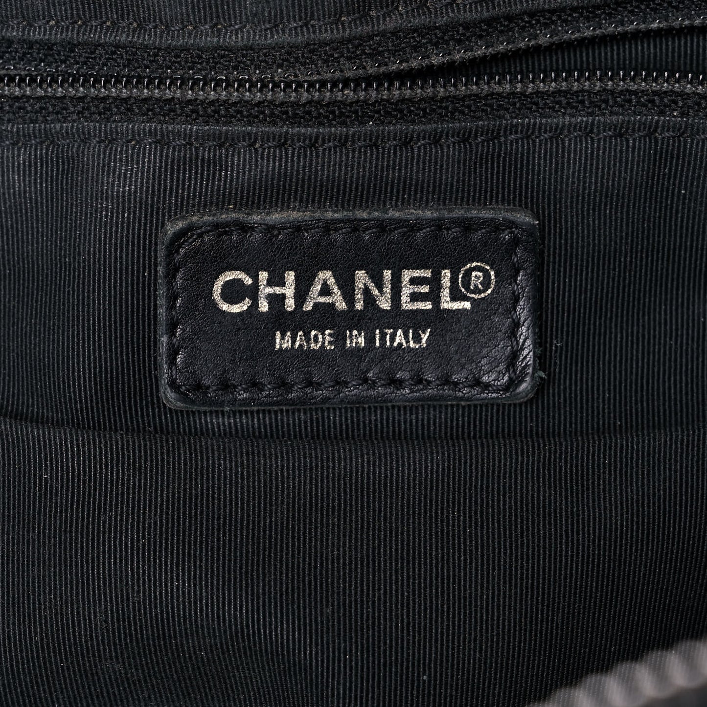 Caviar Quilted Bowler Black