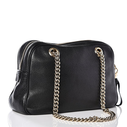 Gucci Pebbled Calfskin Small Soho Bowler Black 2 of 8