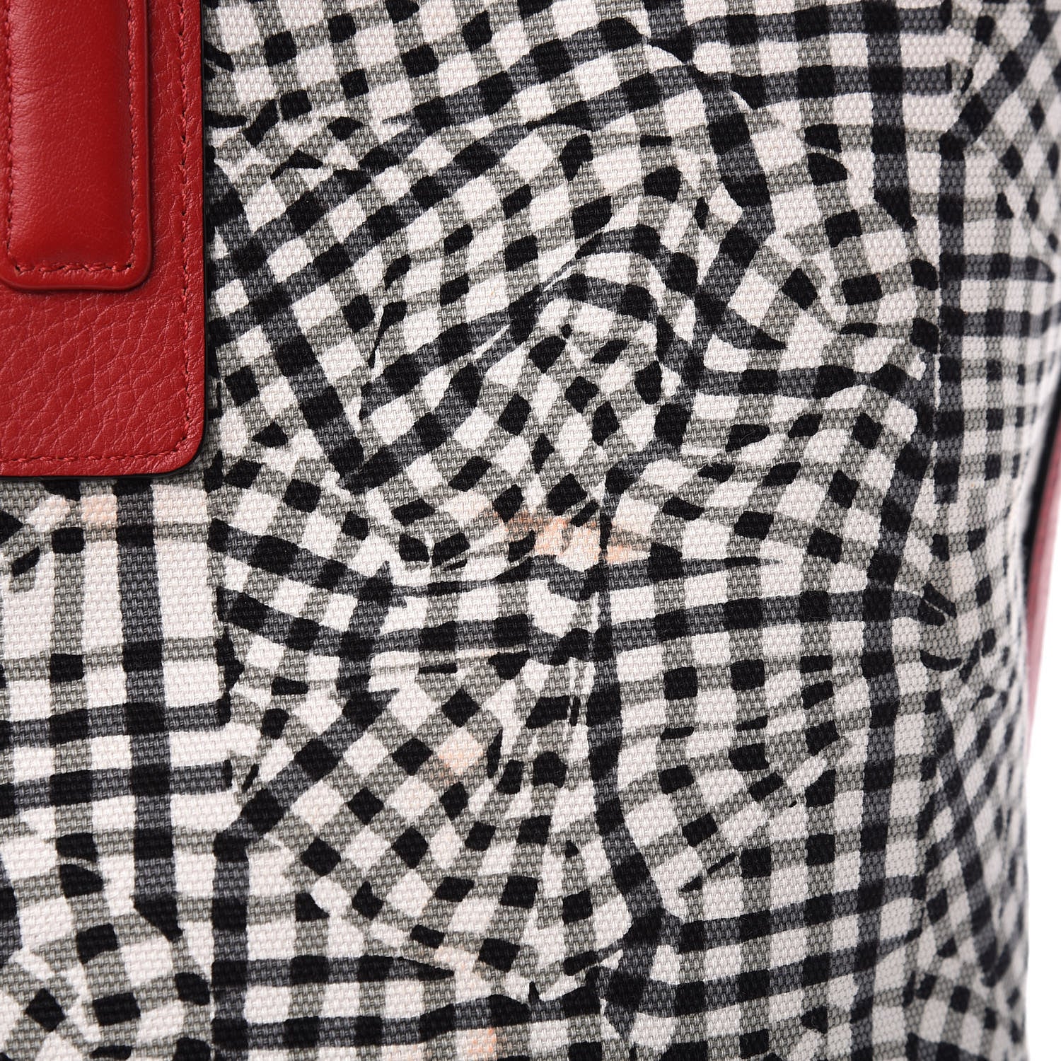 MCM Visetos Large Liz Reversible Shopper Tote Ruby Red 12 of 12