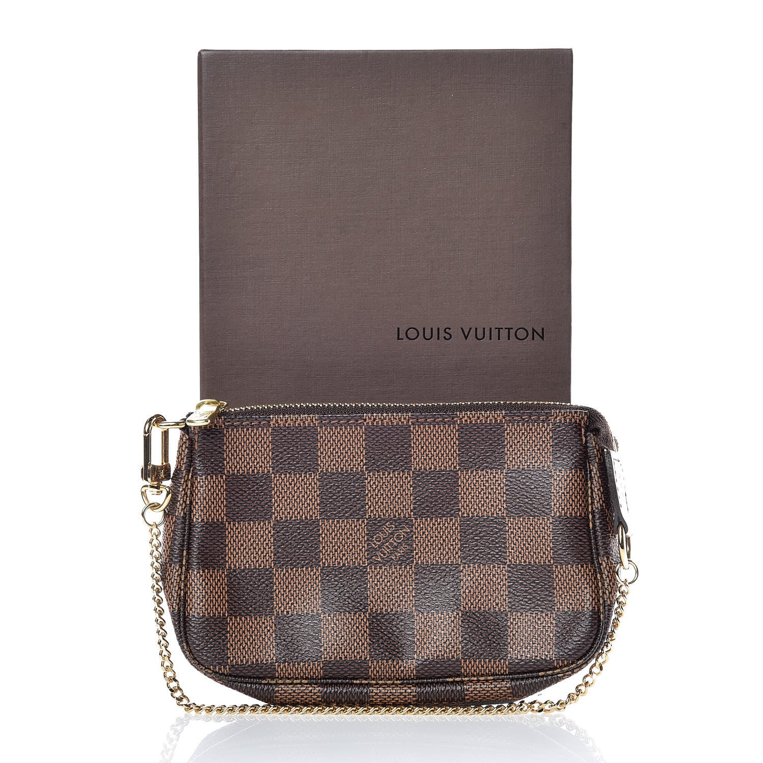 Louis Vuitton Damier Ebene Mini Pochette Accessories 11 of 11