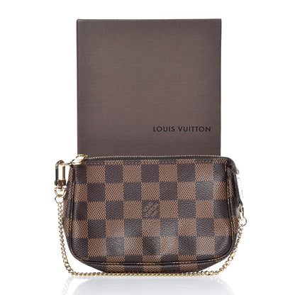Louis Vuitton Damier Ebene Mini Pochette Accessories 11 of 11