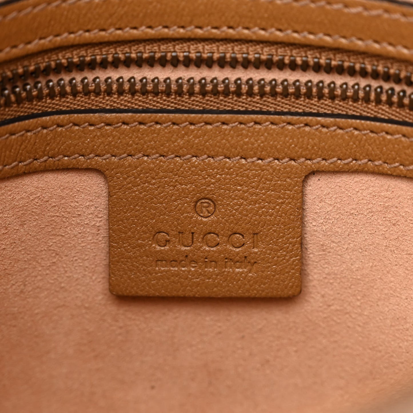 New Sakai Calfskin Lux Web Small Dahlia Messenger Shoulder Bag Quarz Beige
