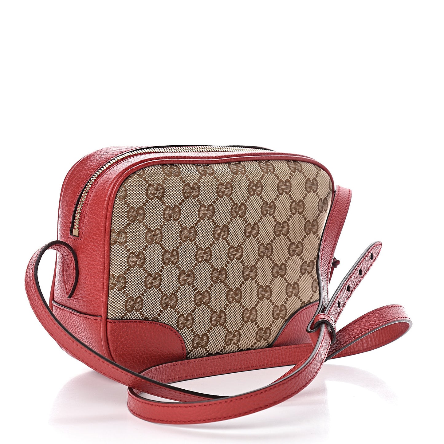 Monogram Mini Bree Messenger Bag Red