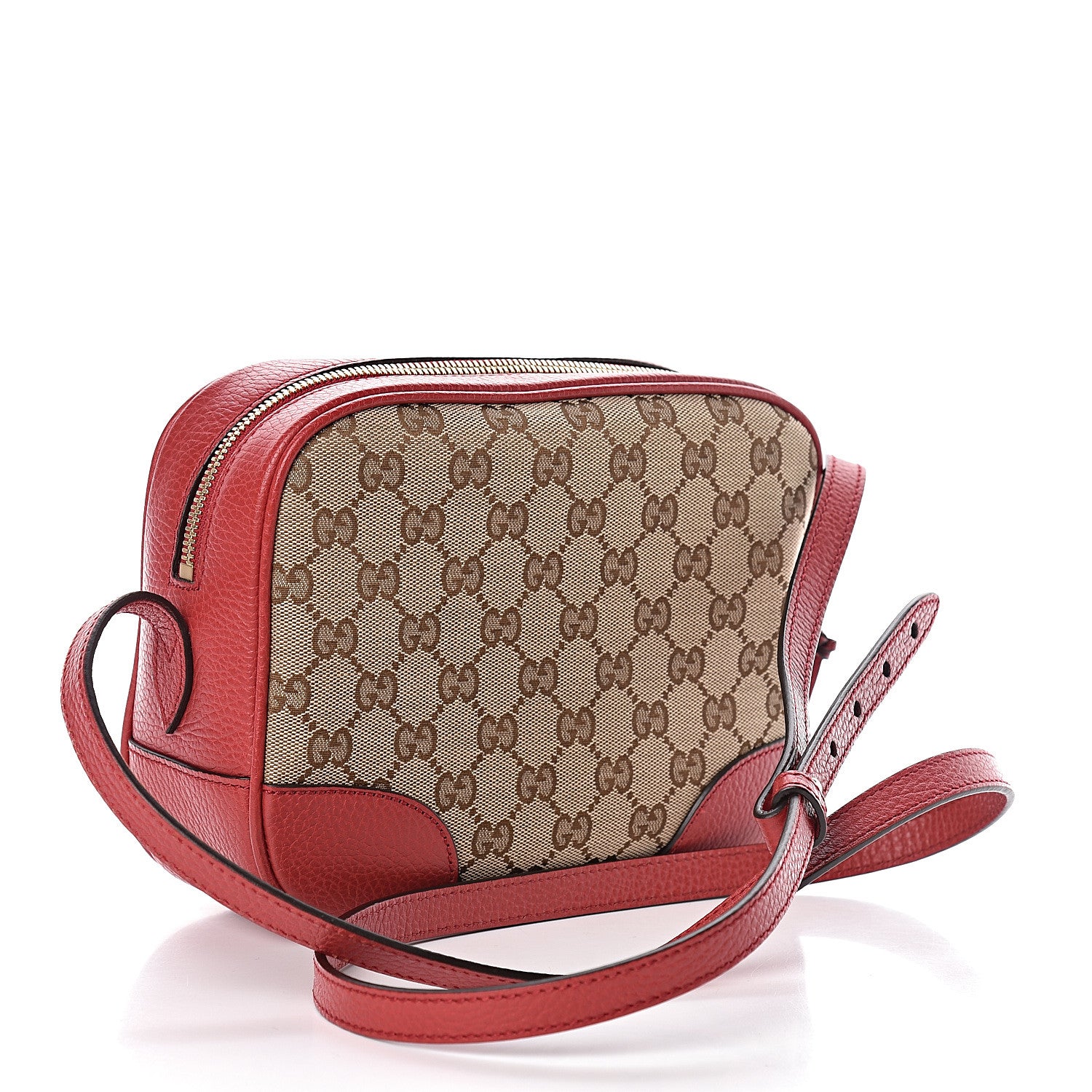 Gucci Monogram Mini Bree Messenger Bag Red 3 of 10