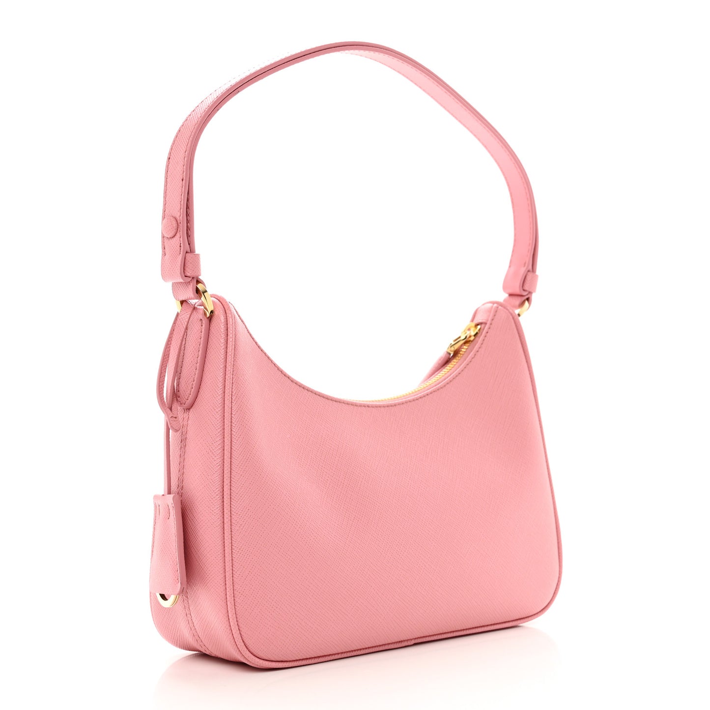 Saffiano Lux Mini Re-Edition Shoulder Bag Petalo