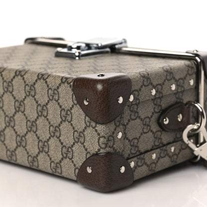 Gucci GG Supreme Monogram Globe-Trotter Beauty Case Brown 8 of 9