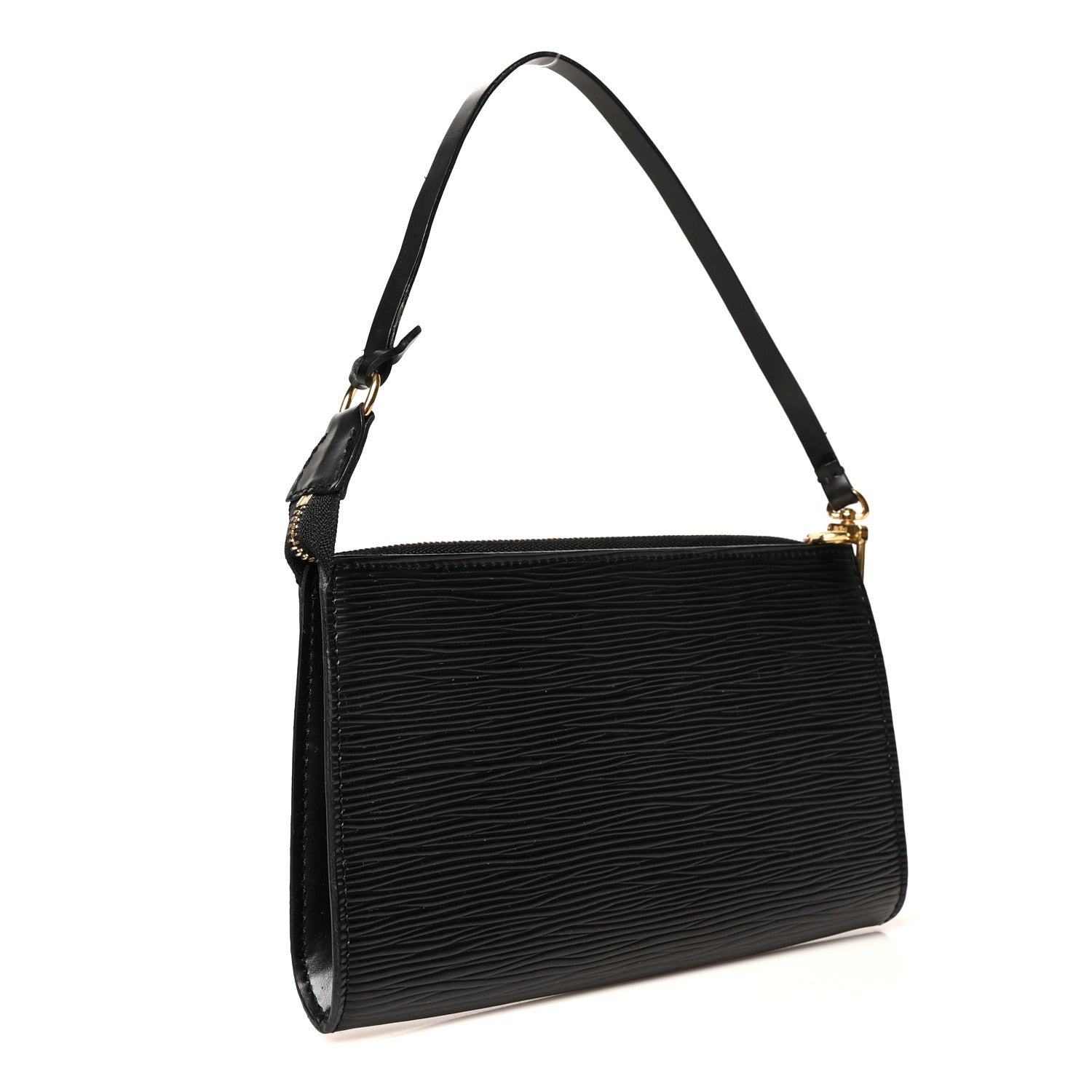 Louis Vuitton Epi Pochette Accessories 24 Black 3 of 13