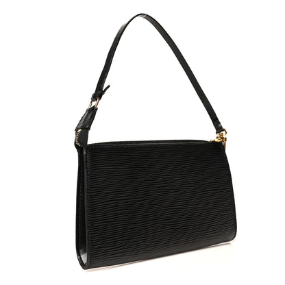 Louis Vuitton Epi Pochette Accessories 24 Black 3 of 13