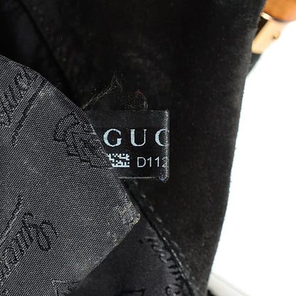 Gucci Patent Large Indy Top Handle Bag Bronze Black 8 of 9