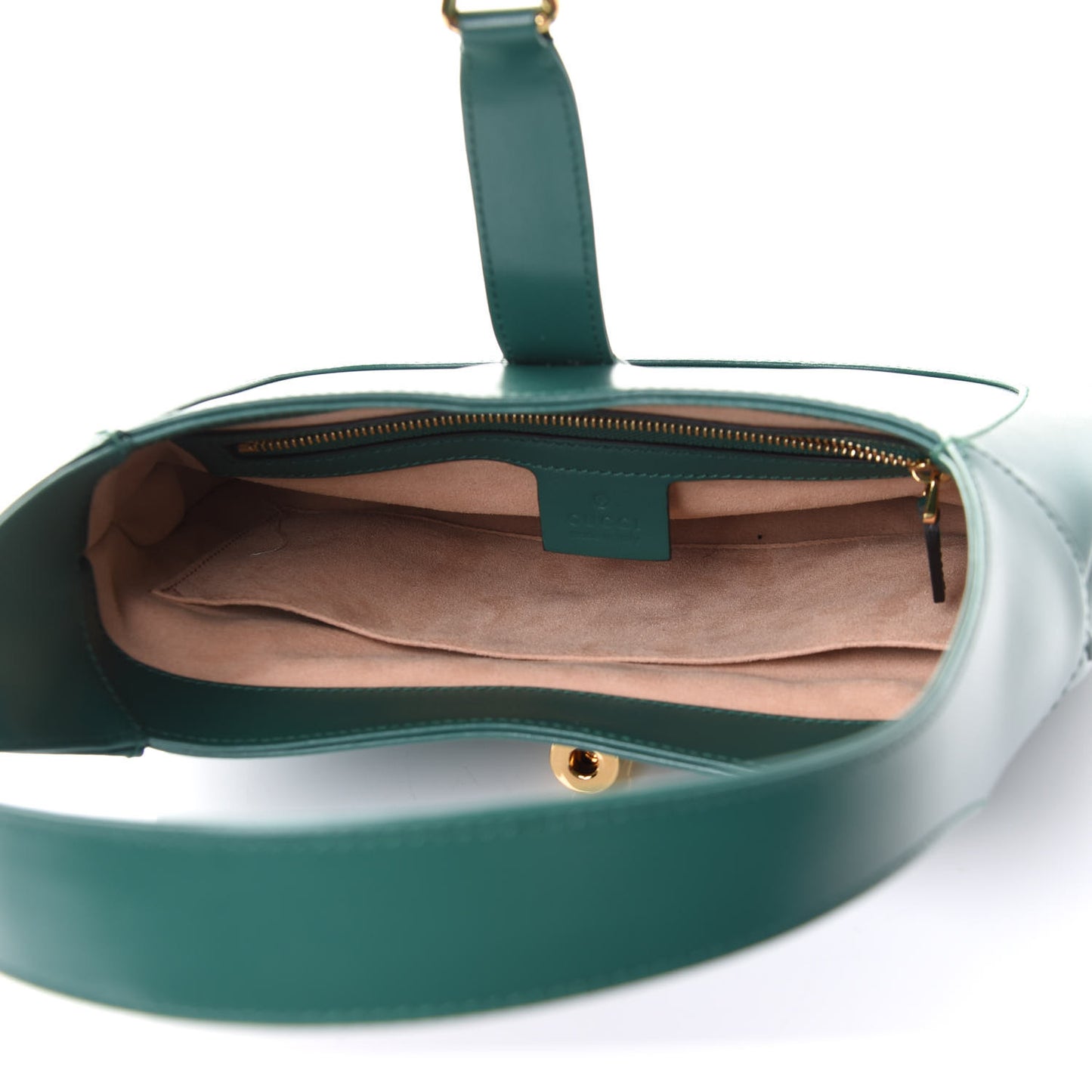 Boarded Dyana Lux Calfskin Small Jackie 1961 Hobo Emerald