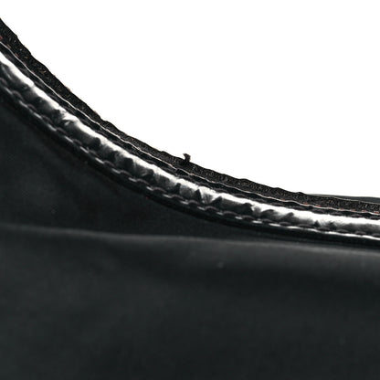 Prada Tessuto Nylon Calfskin Logo Shoulder Bag Black 7 of 18