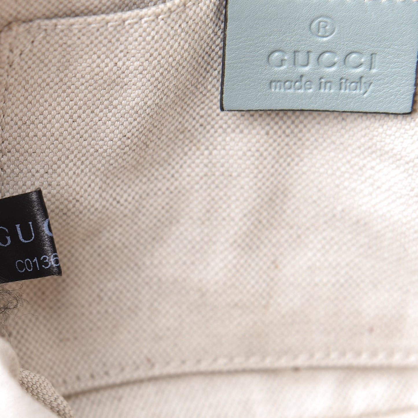 Soft Microguccissima Sunshine Disco Crossbody Bag Blue