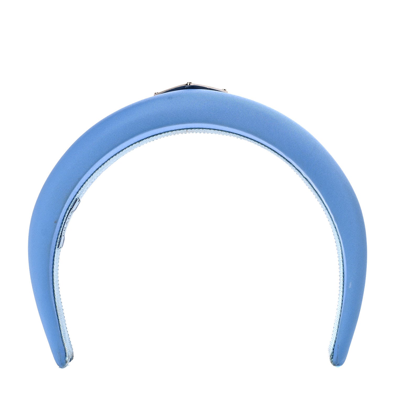 Prada Re-Nylon Triangle Logo Headband Pervinca 1 of 13
