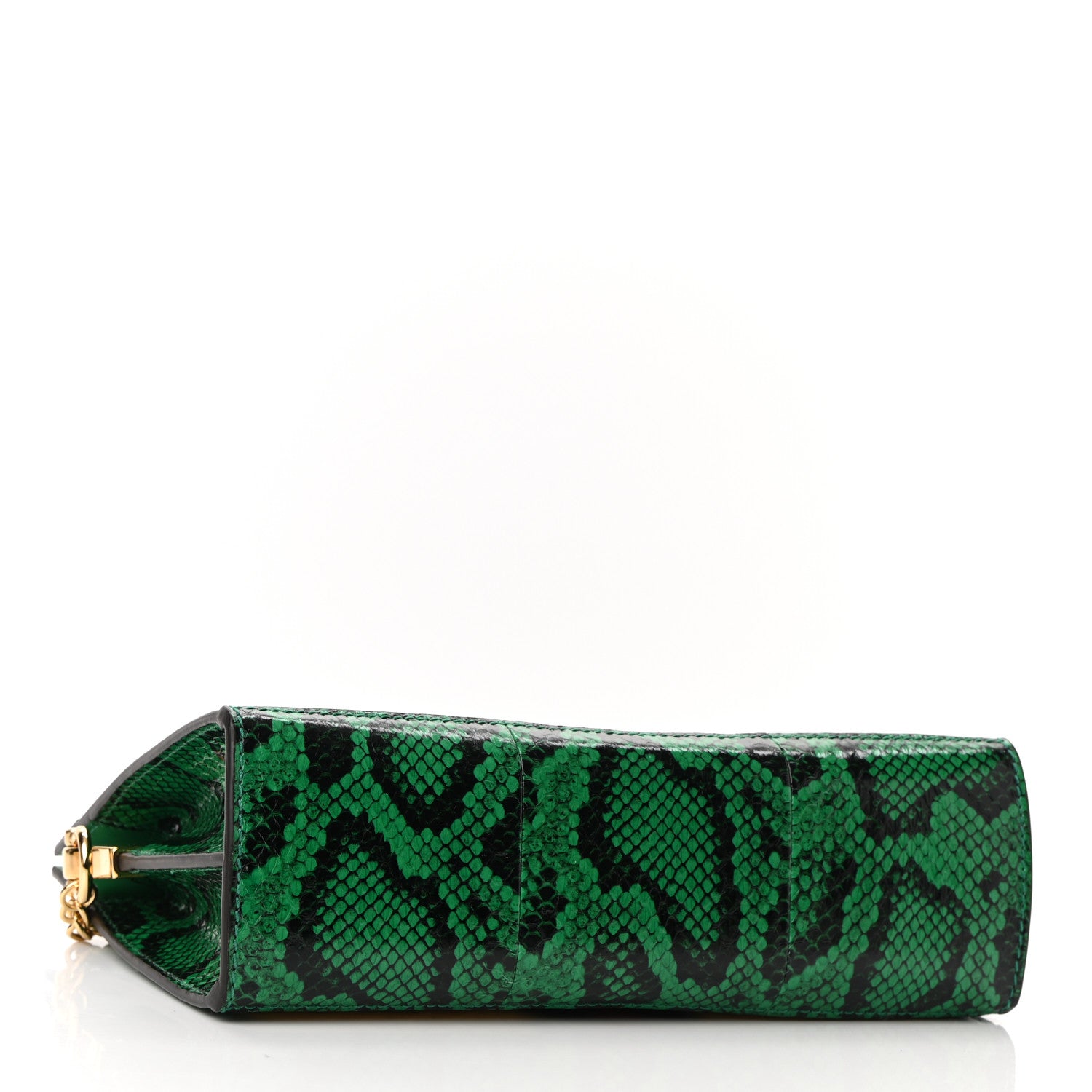 Gucci Raffia Elaphe GG Small Ophidia Chain Shoulder Bag Natural New Shamarock 4 of 13