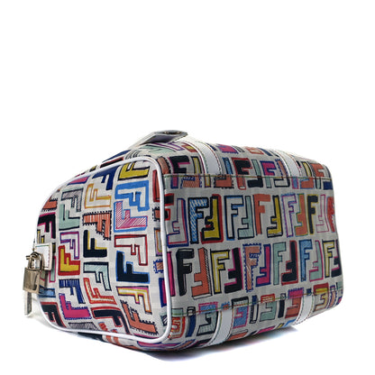 Fendi Zucca Spalmati Vitello FF Multicolor Forever Boston Multicolor White 4 of 8