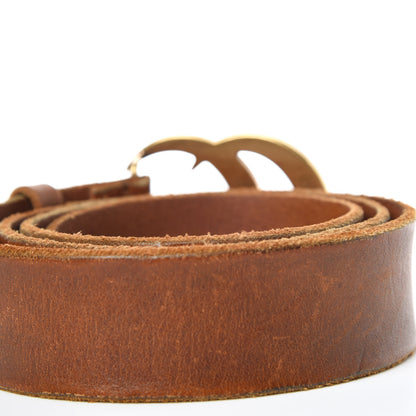 Gucci Faded Calfskin Double G 40mm Belt 95 38 Cuir 7 of 10