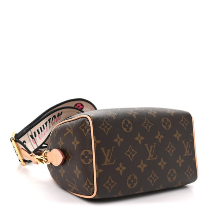 Louis Vuitton Monogram Speedy Bandouliere 20 Black 3 of 9
