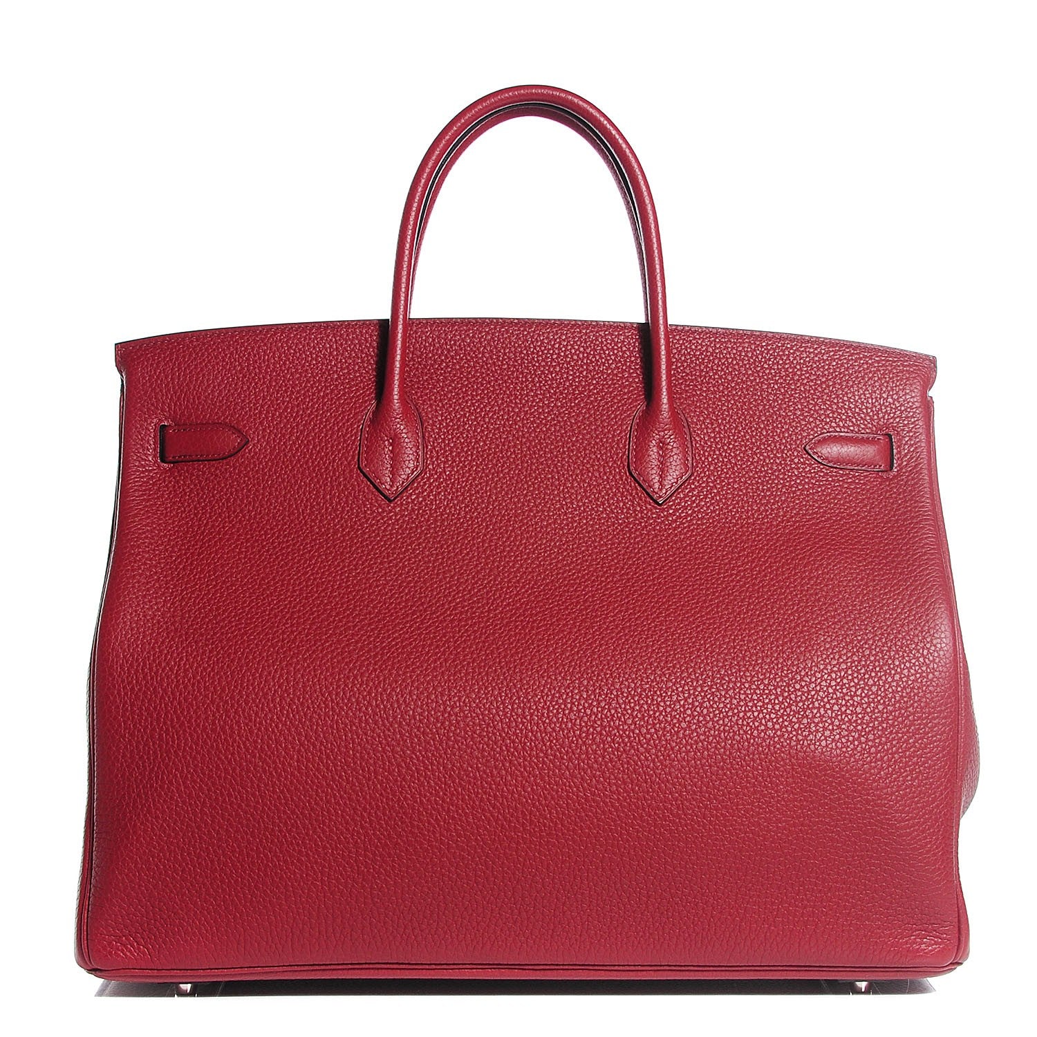 Hermes Taurillon Clemence Birkin 40 Rouge Garance 4 of 28
