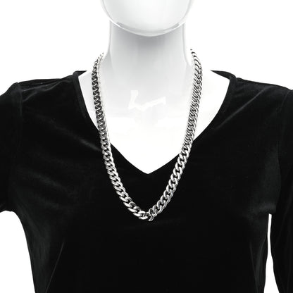 David Yurman Sterling Silver 11.5mm Curb Chain Necklace 2 of 5