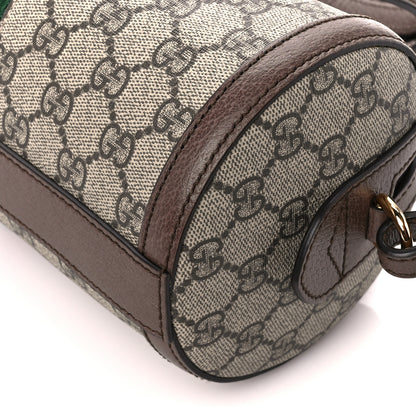 Gucci GG Supreme Monogram Web Small Ophidia Boston Bag Beige New Acero 11 of 12