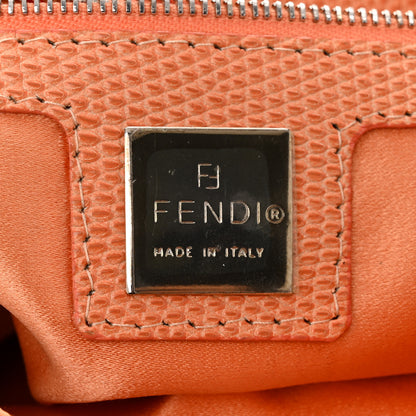 Fendi Beaded Lizard Baguette Pink 6 of 9