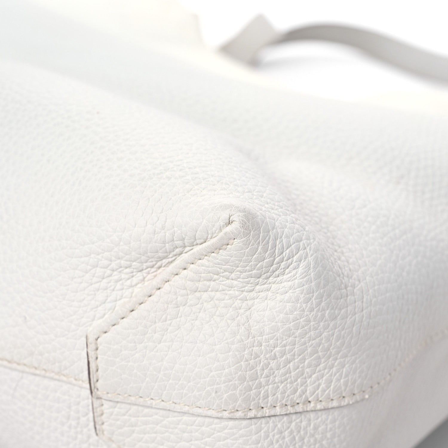 Hermes Taurillon Clemence Double Sens 45 Reversible Tote White Gris Perle 15 of 17