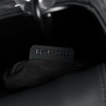 Christian Dior Ultra Matte Calfskin Cannage Mini Lady Dior Black 7 of 14