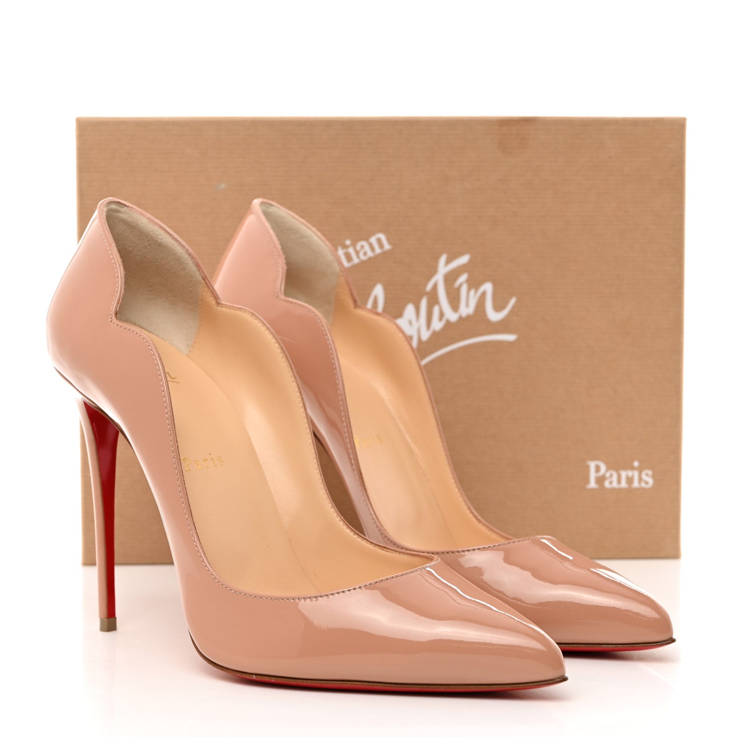 Patent Hot Chick 100 Pumps 40 Nude