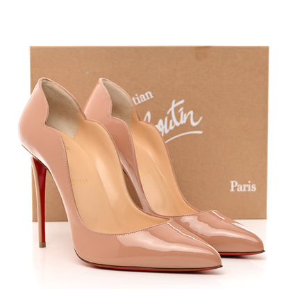 Christian Louboutin Patent Hot Chick 100 Pumps 40 Nude 2 of 8