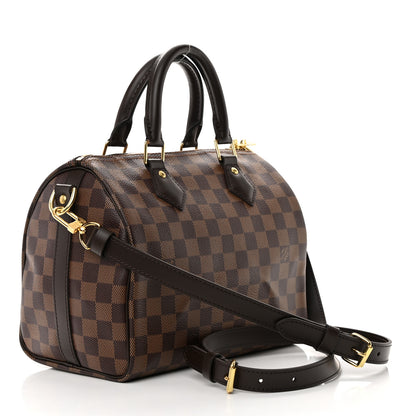 Louis Vuitton Damier Ebene Speedy Bandouliere 25 3 of 12