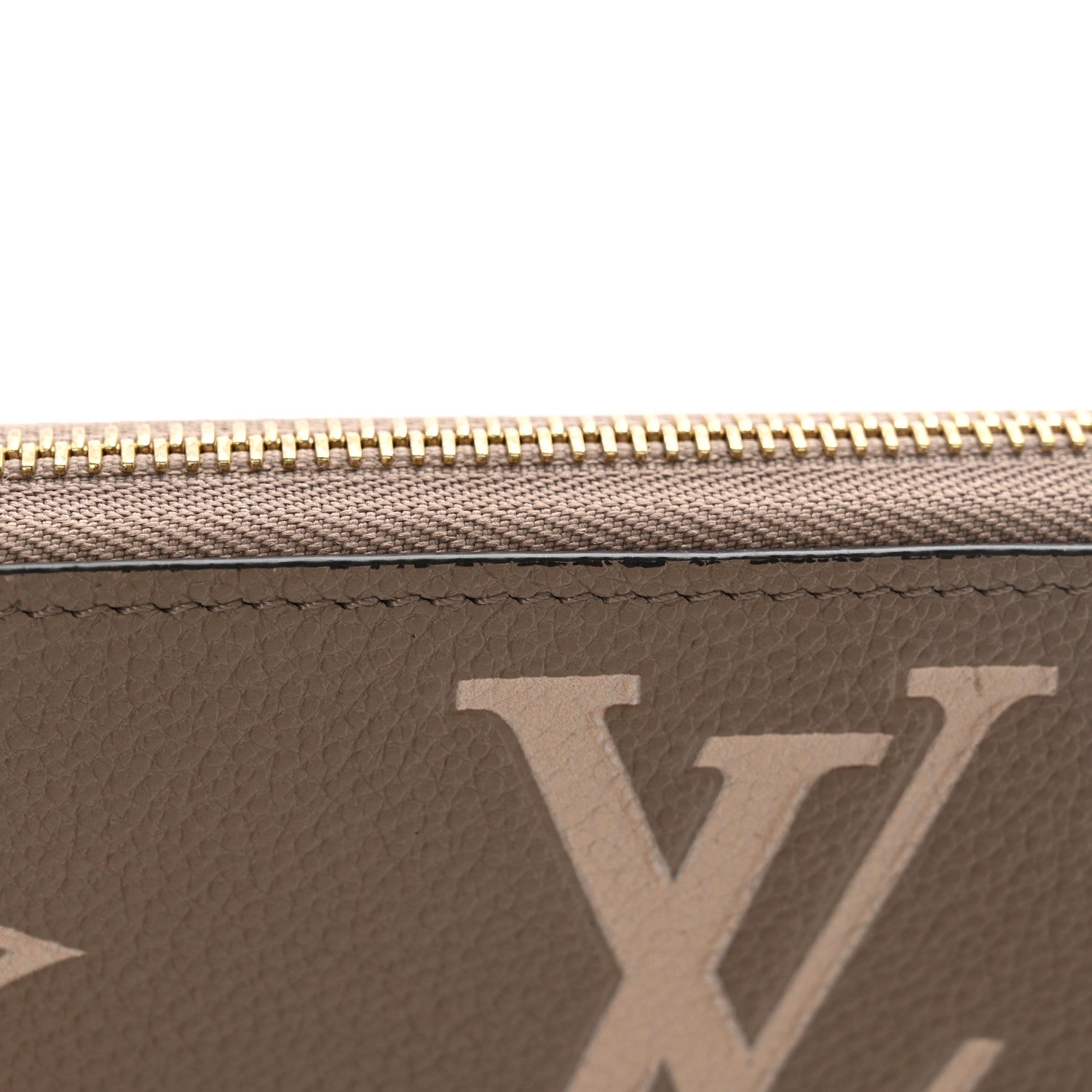 Louis Vuitton Empreinte Monogram Giant Zippy Wallet Tourterelle Creme 9 of 10