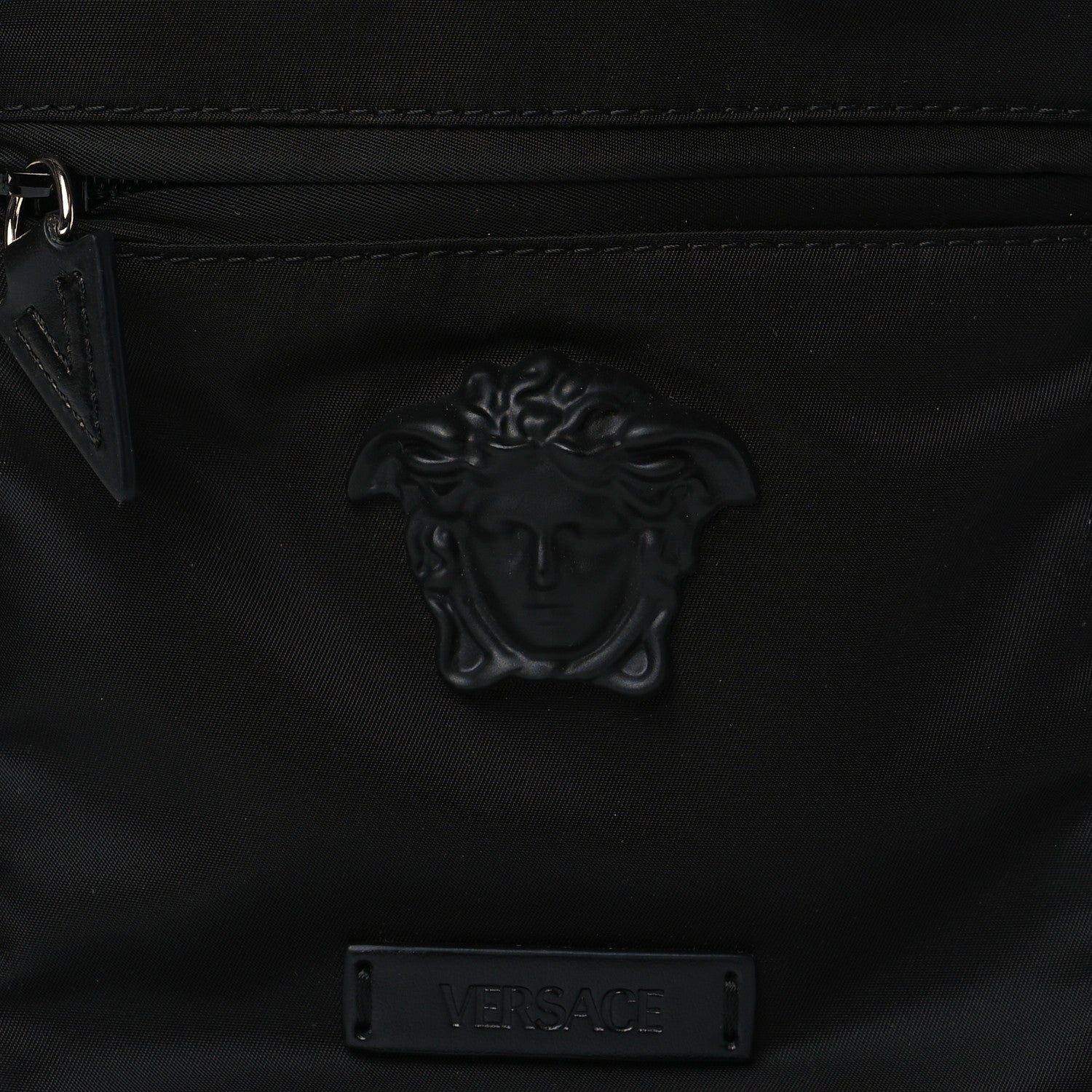 Versace Nylon Palazzo Medusa Crossbody Bag Black 6 of 8