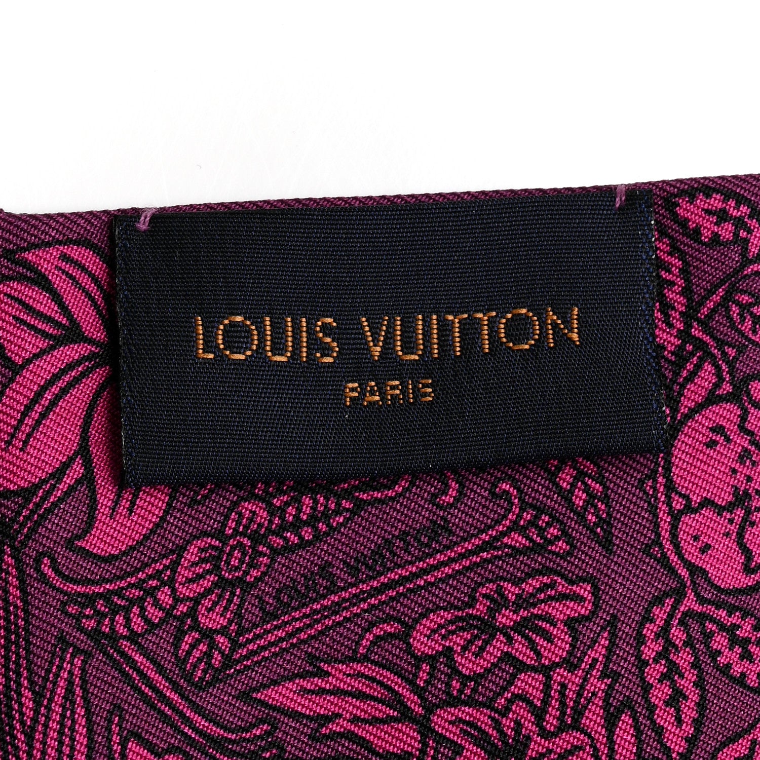 Louis Vuitton Silk Jeu De Louis BB Bandeau Magenta 3 of 3