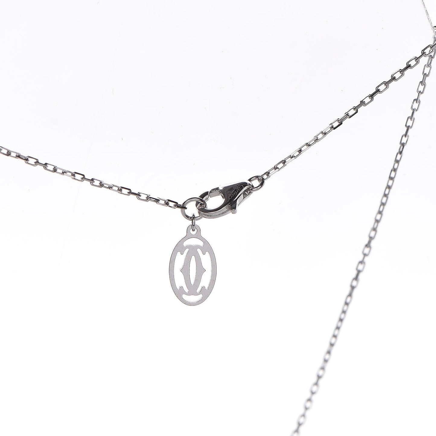 18K White Gold Diamond SM D'Amour Pendant Necklace