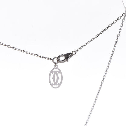 Cartier 18K White Gold Diamond SM D'Amour Pendant Necklace 4 of 6